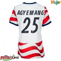 Camiseta Estados Unidos Patrick Agyemang #25 Primera Equipación para mujer Mundial 2026 manga corta